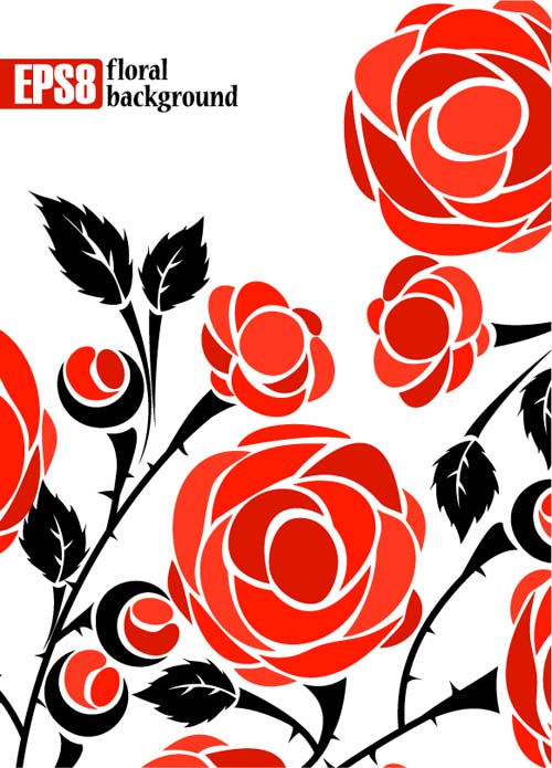 free vector Roses vector 2